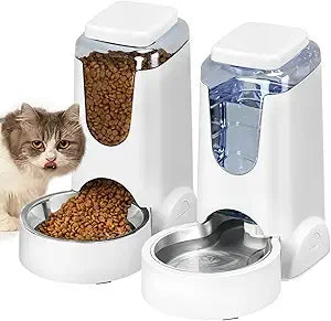 Automatic Cat Dog Feeder and Water Dispenser