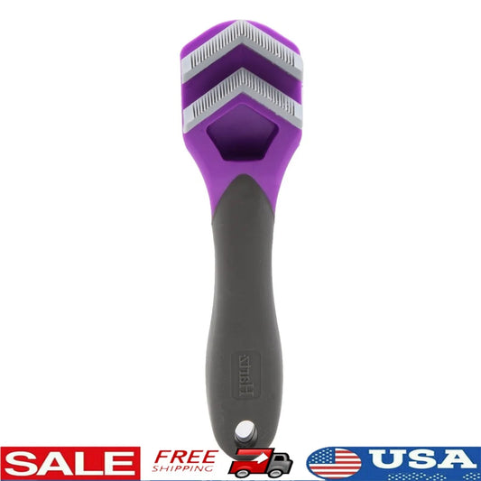 XMSJ Ergonomic Cat De-Shedding Tool for Easy Grooming