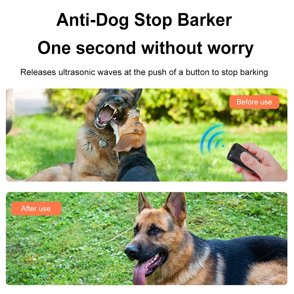 Shunmaii Ultrasonic Anti Barking Dog Trainer With LED