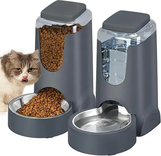 Automatic Cat Dog Feeder and Water Dispenser