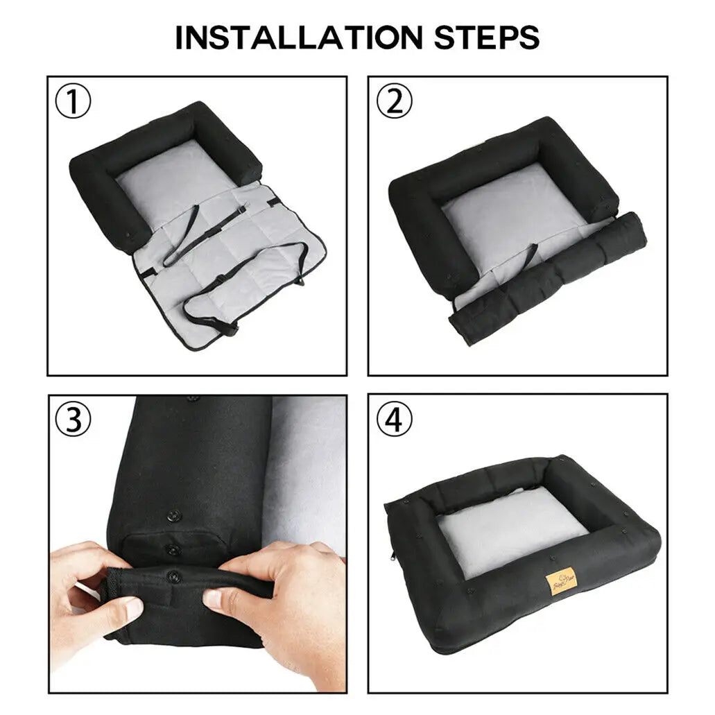 Bingopaw Waterproof Dog Car Seat Bed Cushion Mat