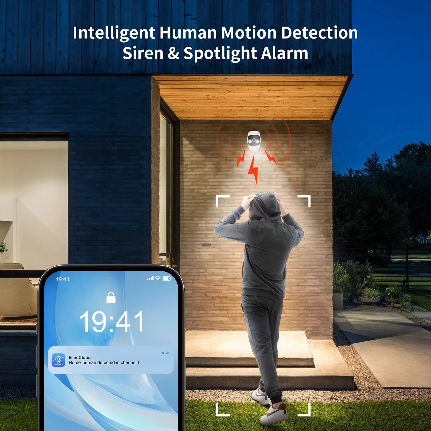 Jennov 2K HD Wireless Outdoor Indoor Security Camera
