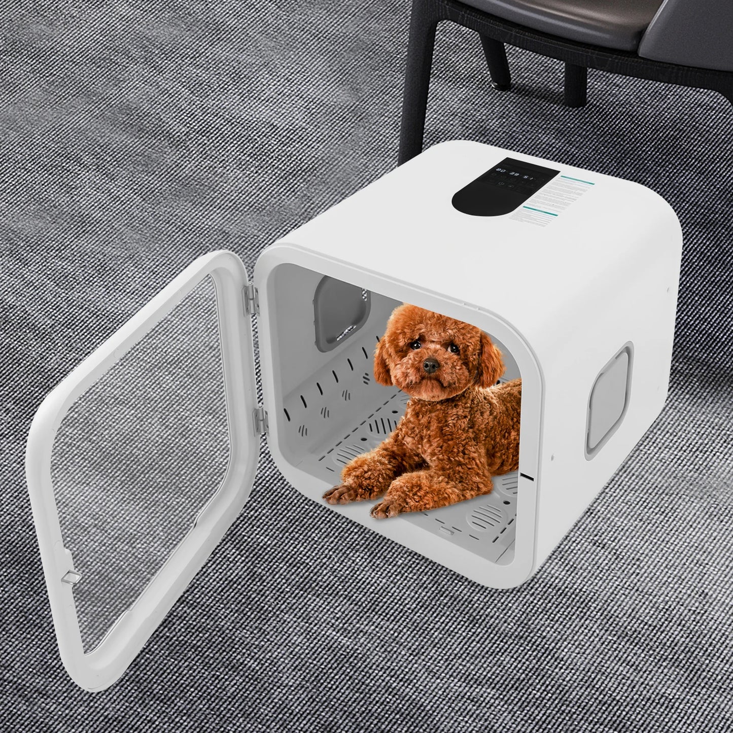 Pet Force Grooming Dryer Box with Adjustable Wind Temperature