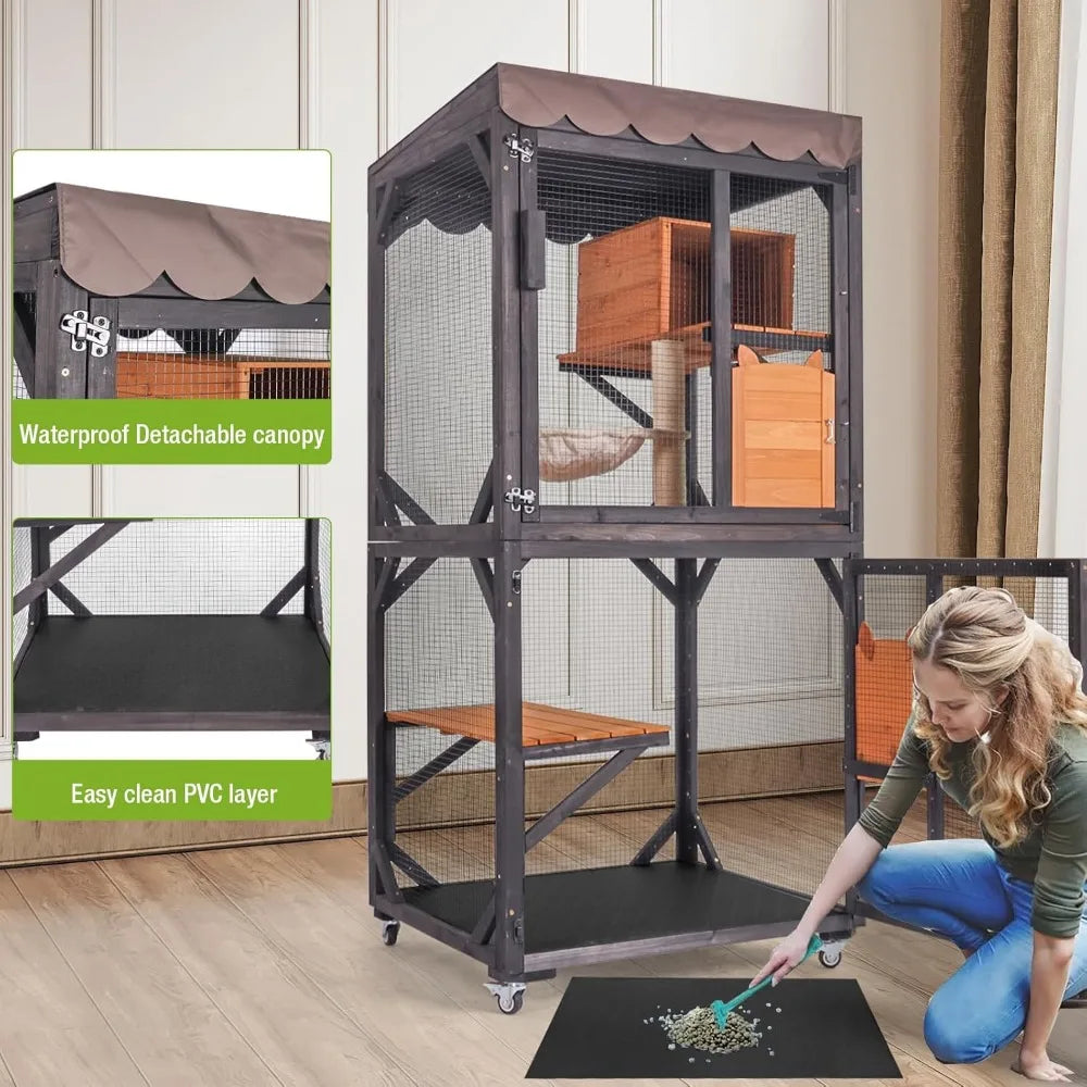 Catio Outdoor Cat Enclosure Mobile Cat House