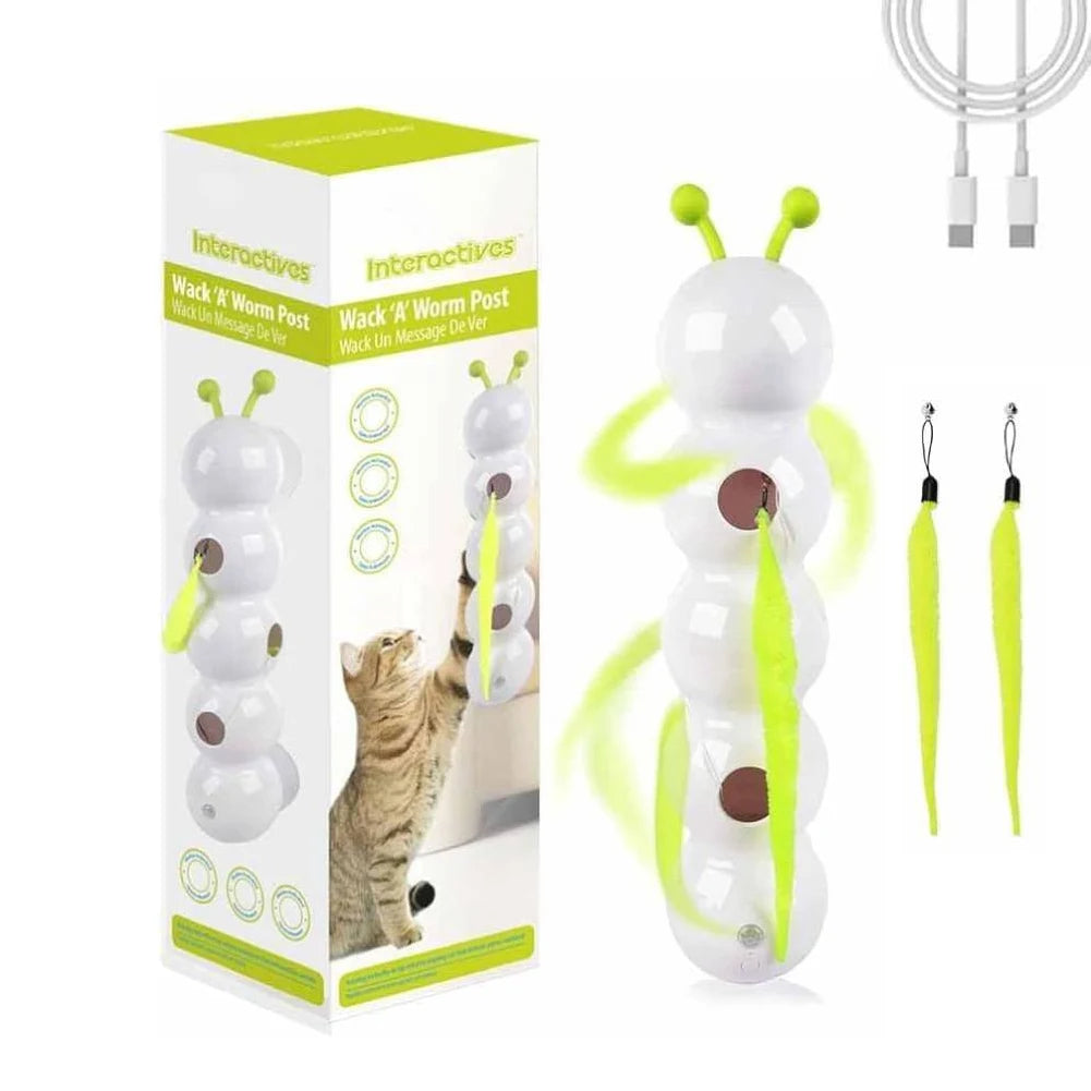 APWIKOGER Caterpillar Motion Activated Rechargeable Cat Toy