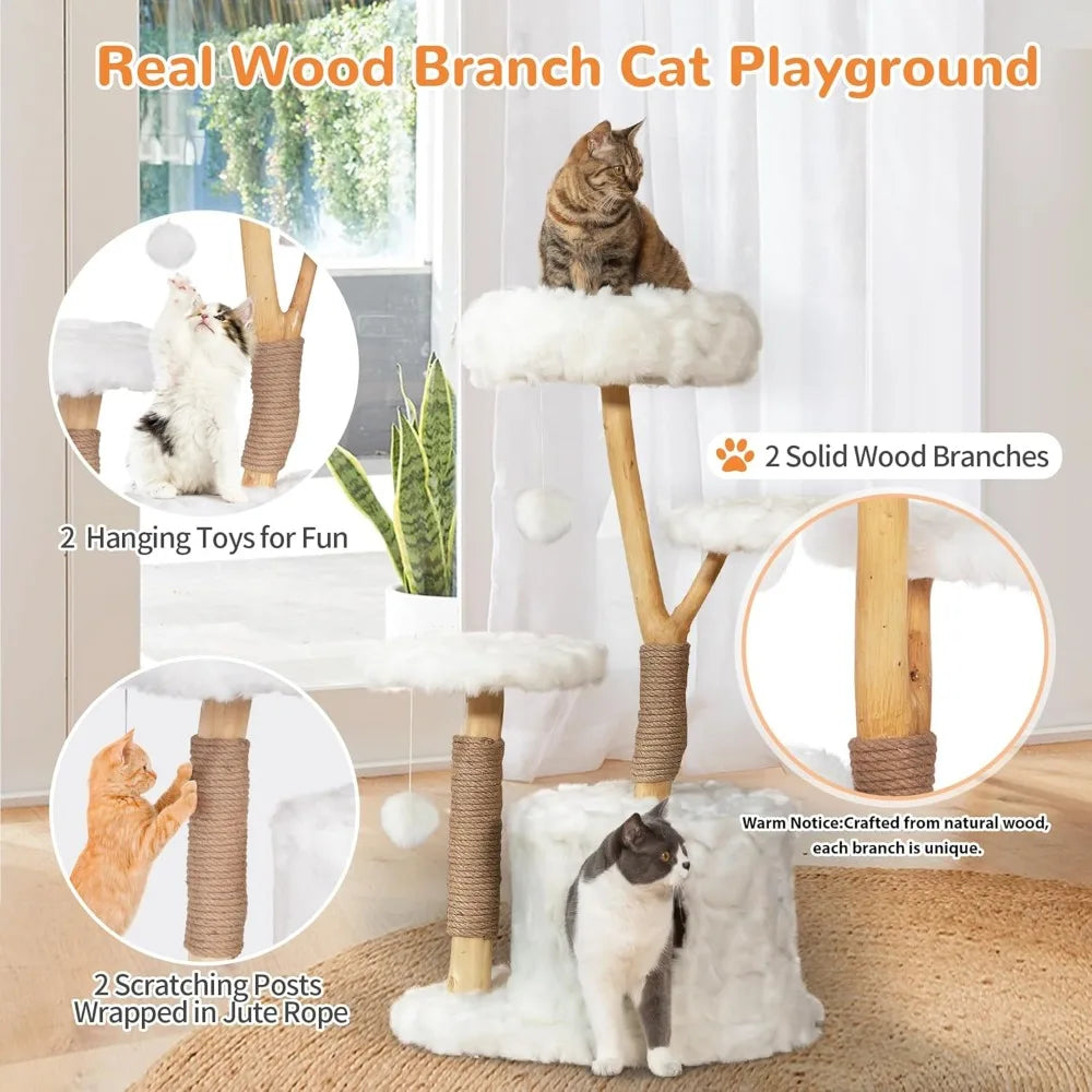 Dafify Cloud Cat Tree for Indoor Cats
