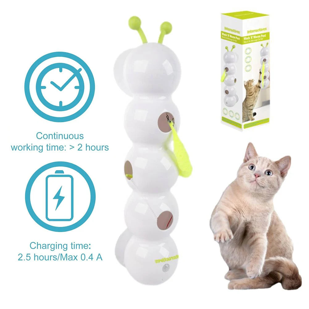 APWIKOGER Caterpillar Motion Activated Rechargeable Cat Toy