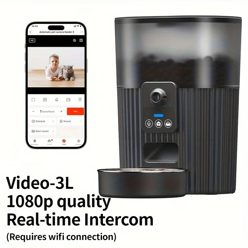 PAPIFEED Smart Cat Automatic Feeder With Remote Control