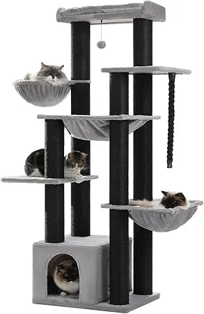 XXL Cat Tree Heavy-Duty Cat Tower for Indoor Cats