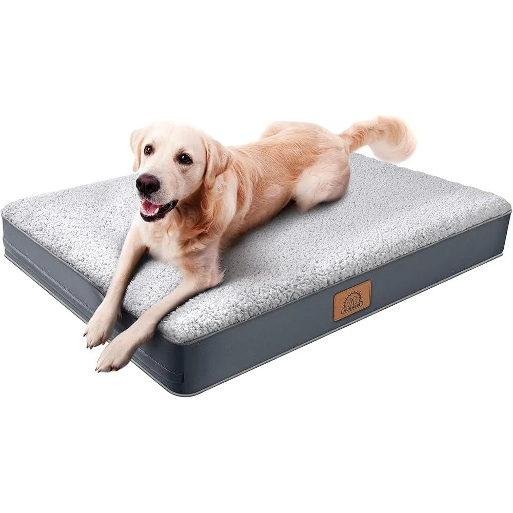 Orthopedic Waterproof Dog Bed with Egg Foam Support