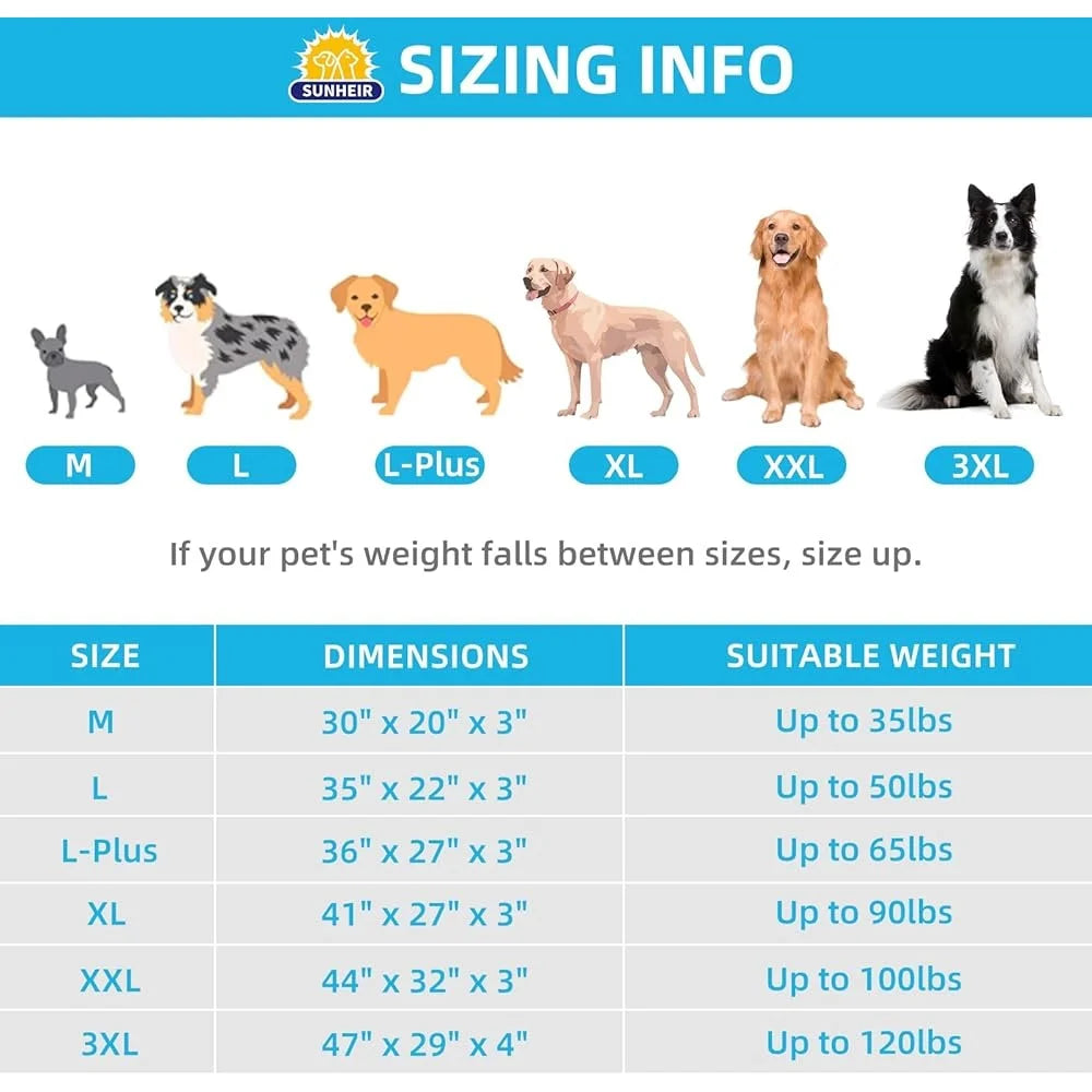 Orthopedic Waterproof Dog Bed with Egg Foam Support