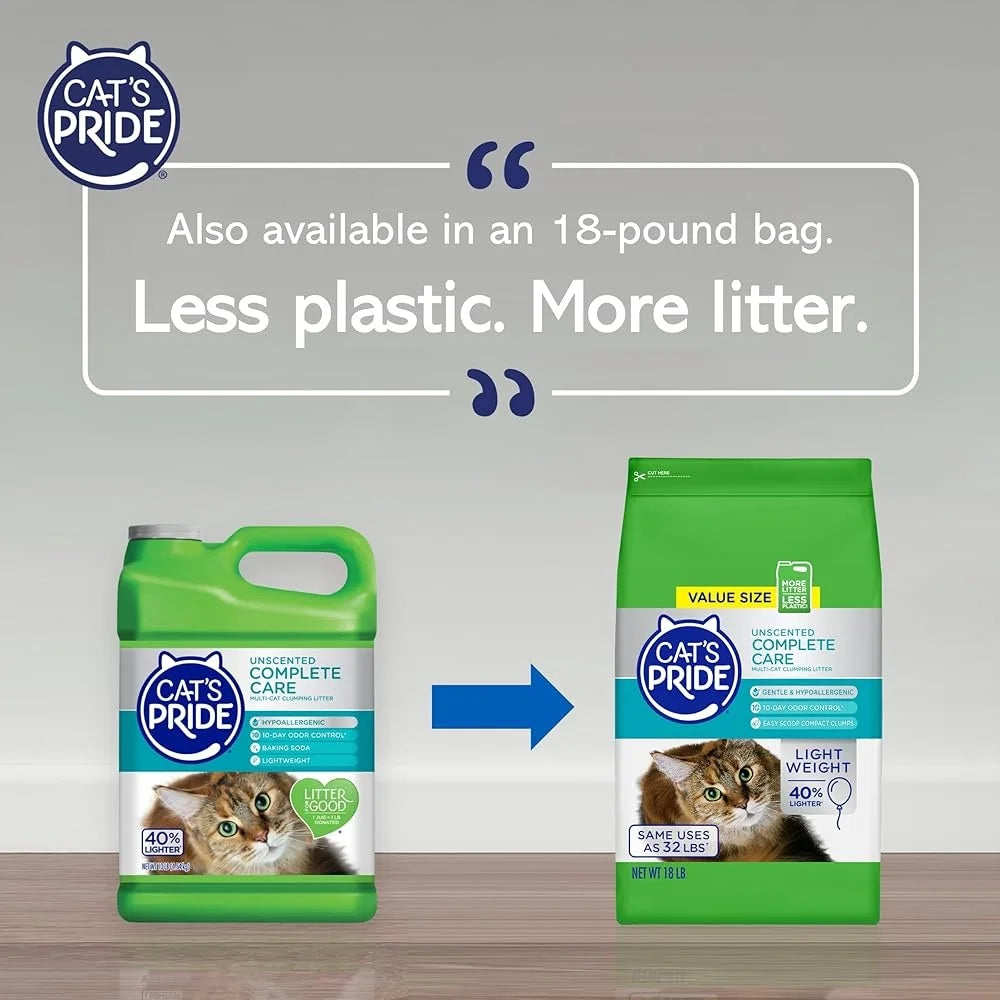 Premium Lightweight Clumping Cat Litter Hypoallergenic Formula