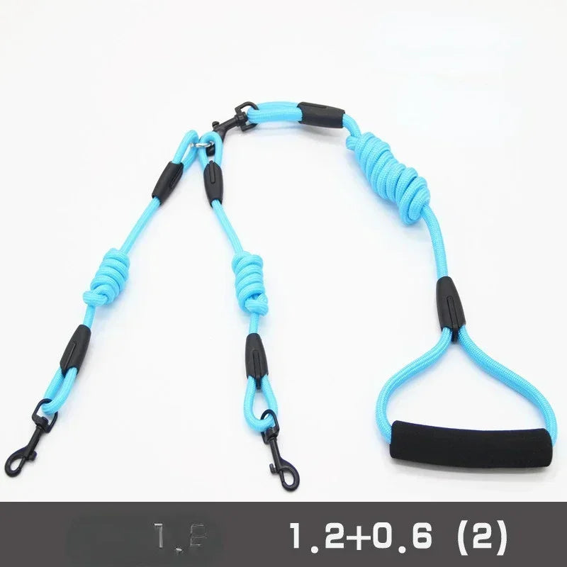 Double Dog Leash Coupler for Small Pets