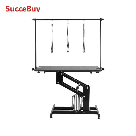 SucceBuy Hydraulic Pet Grooming Table with Adjustable Height