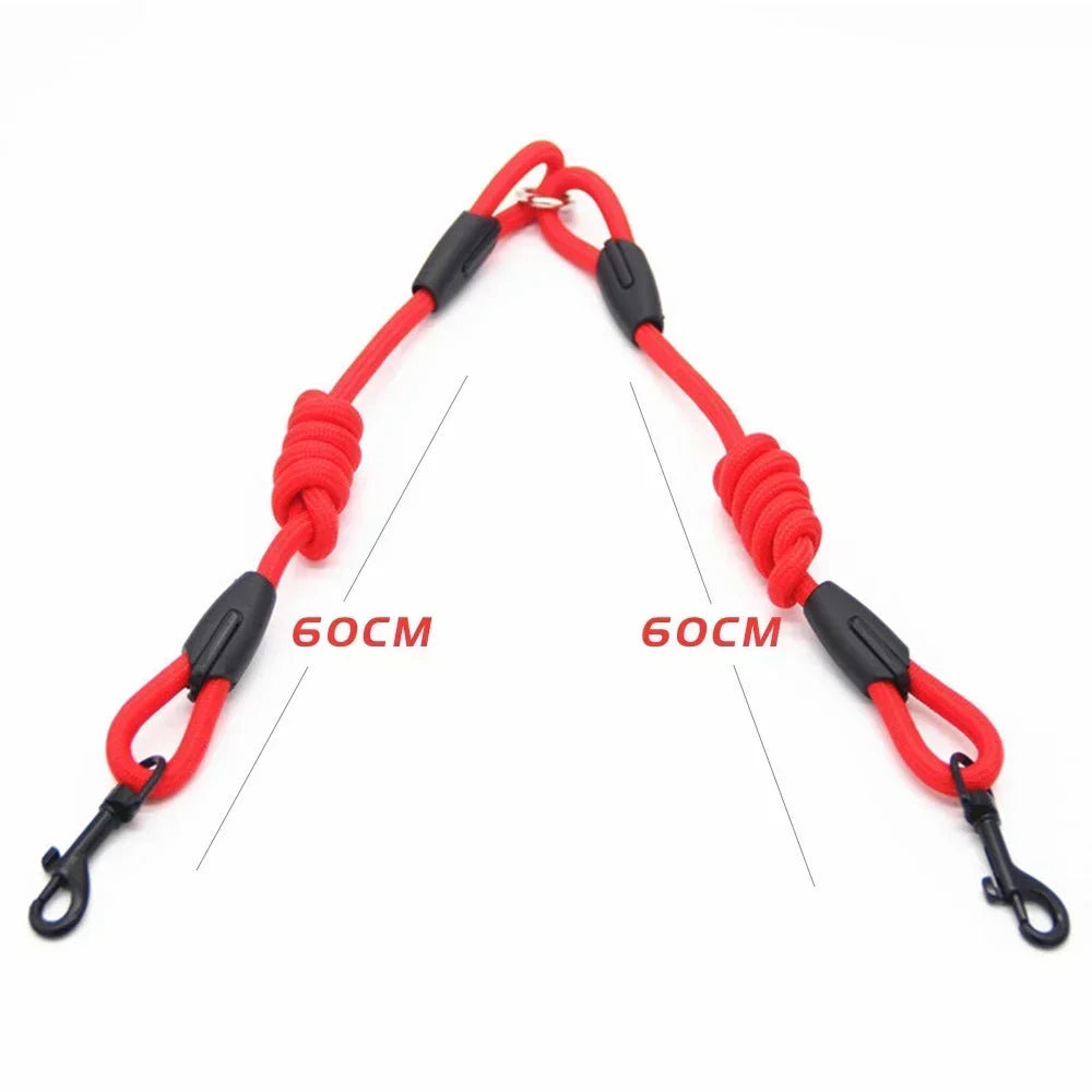 Double Dog Leash Coupler for Small Pets