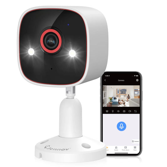 Jennov 2K HD Wireless Outdoor Indoor Security Camera