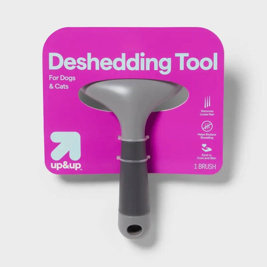 Dog Cat Deshedder Tool With Ergonomic Non Slip Handle