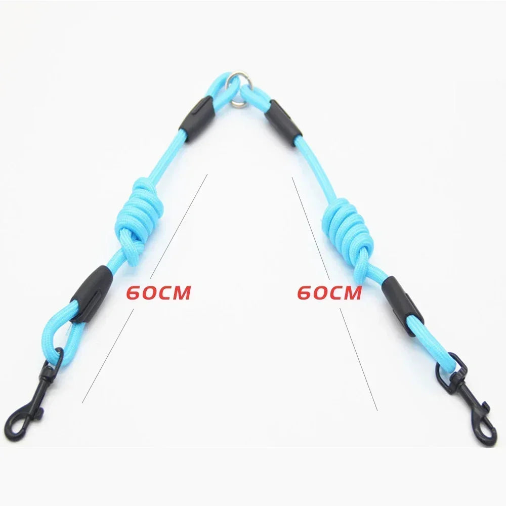 Double Dog Leash Coupler for Small Pets