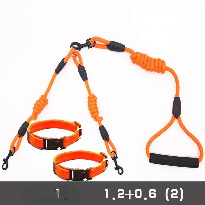 Double Dog Leash Coupler for Small Pets