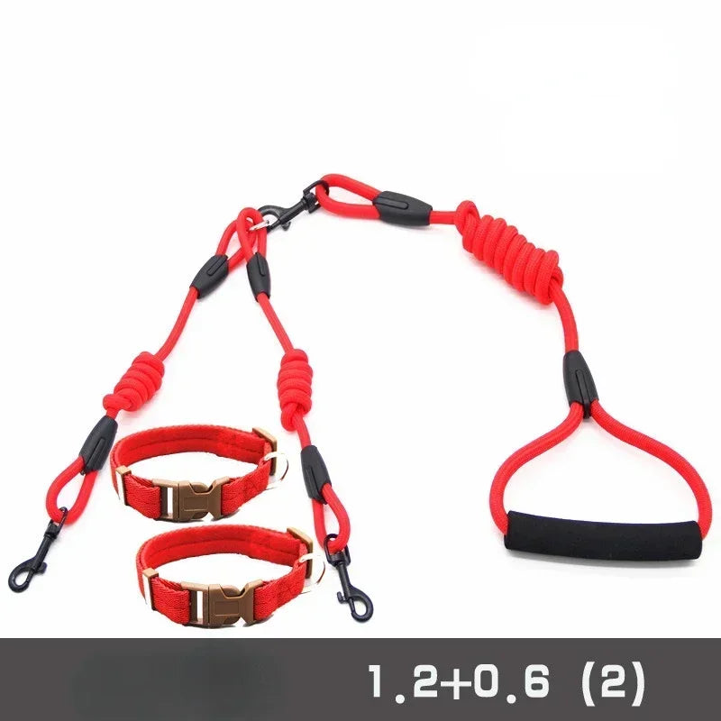 Double Dog Leash Coupler for Small Pets