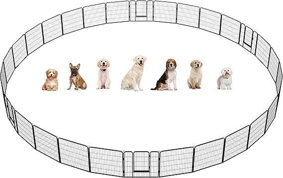 RBX Dog Playpen Outdoor Heavy Duty Metal Pet Fence