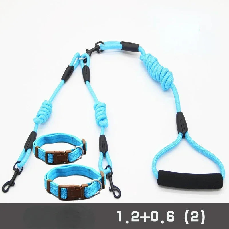 Double Dog Leash Coupler for Small Pets