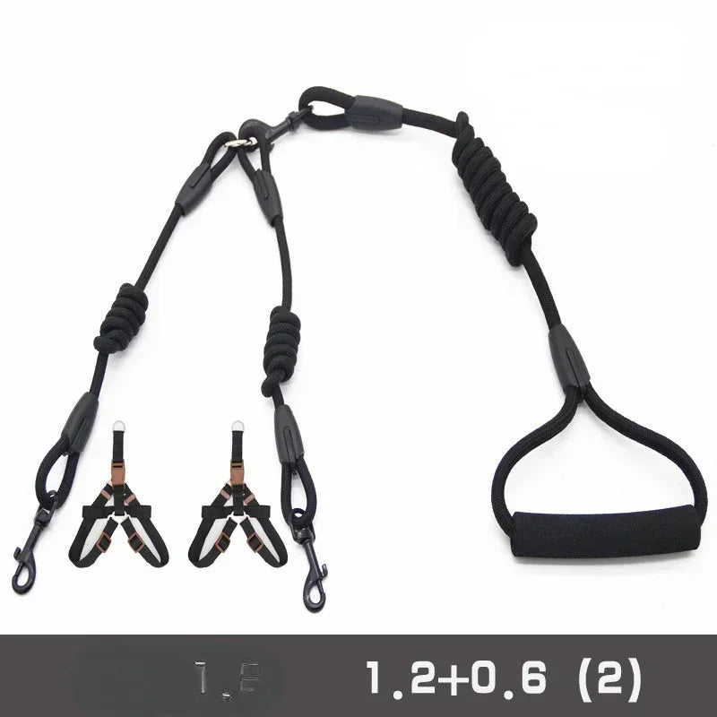 Double Dog Leash Coupler for Small Pets