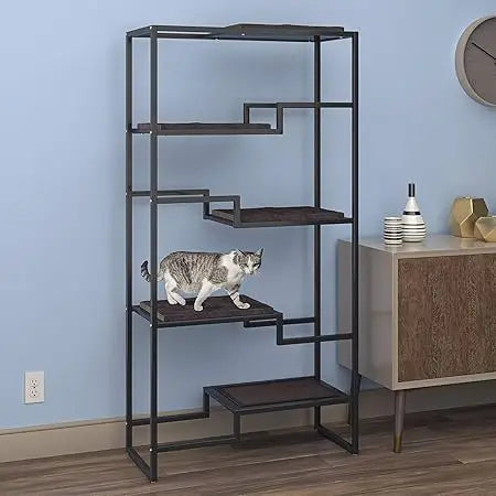 The Refined Feline Metropolitan Cat Condo Multi-Level Tower