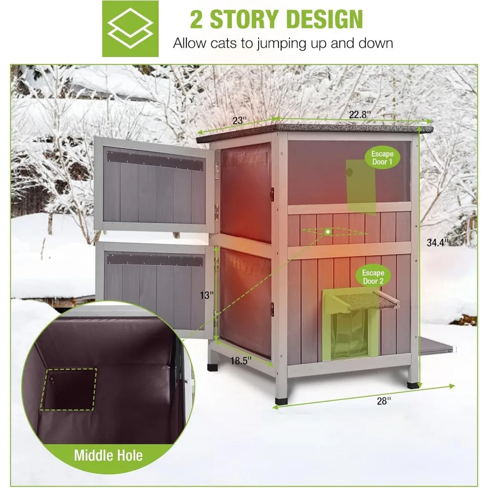 Insulated Outdoor Cat House by NoEnName_Null