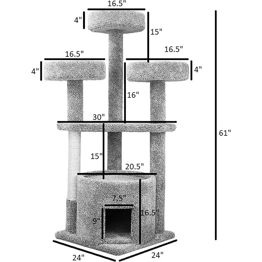 Prestige Cat Trees Main Coon Cat House