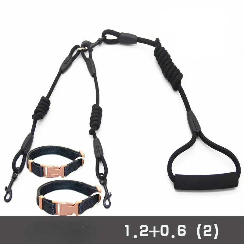 Double Dog Leash Coupler for Small Pets