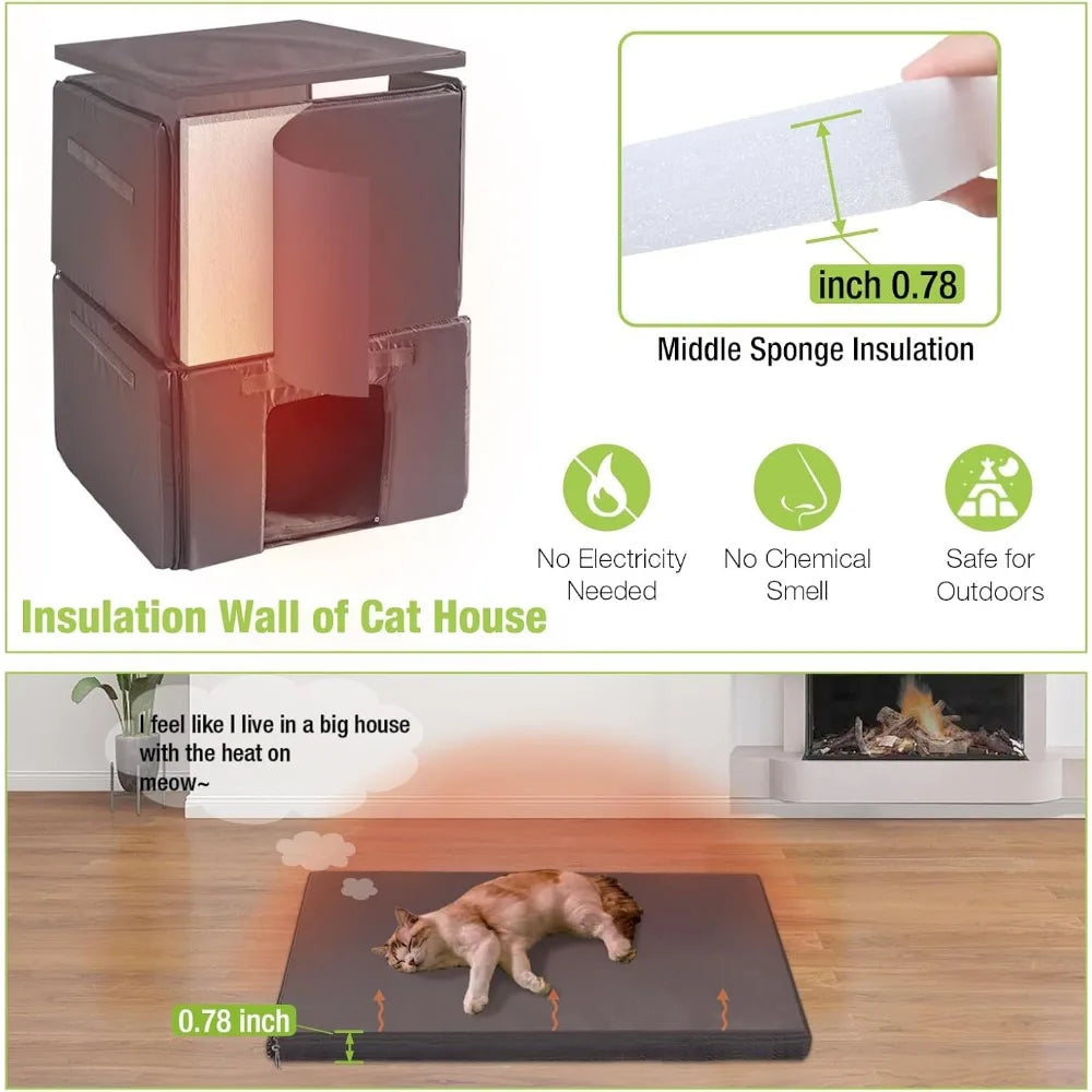 Insulated Outdoor Cat House by NoEnName_Null