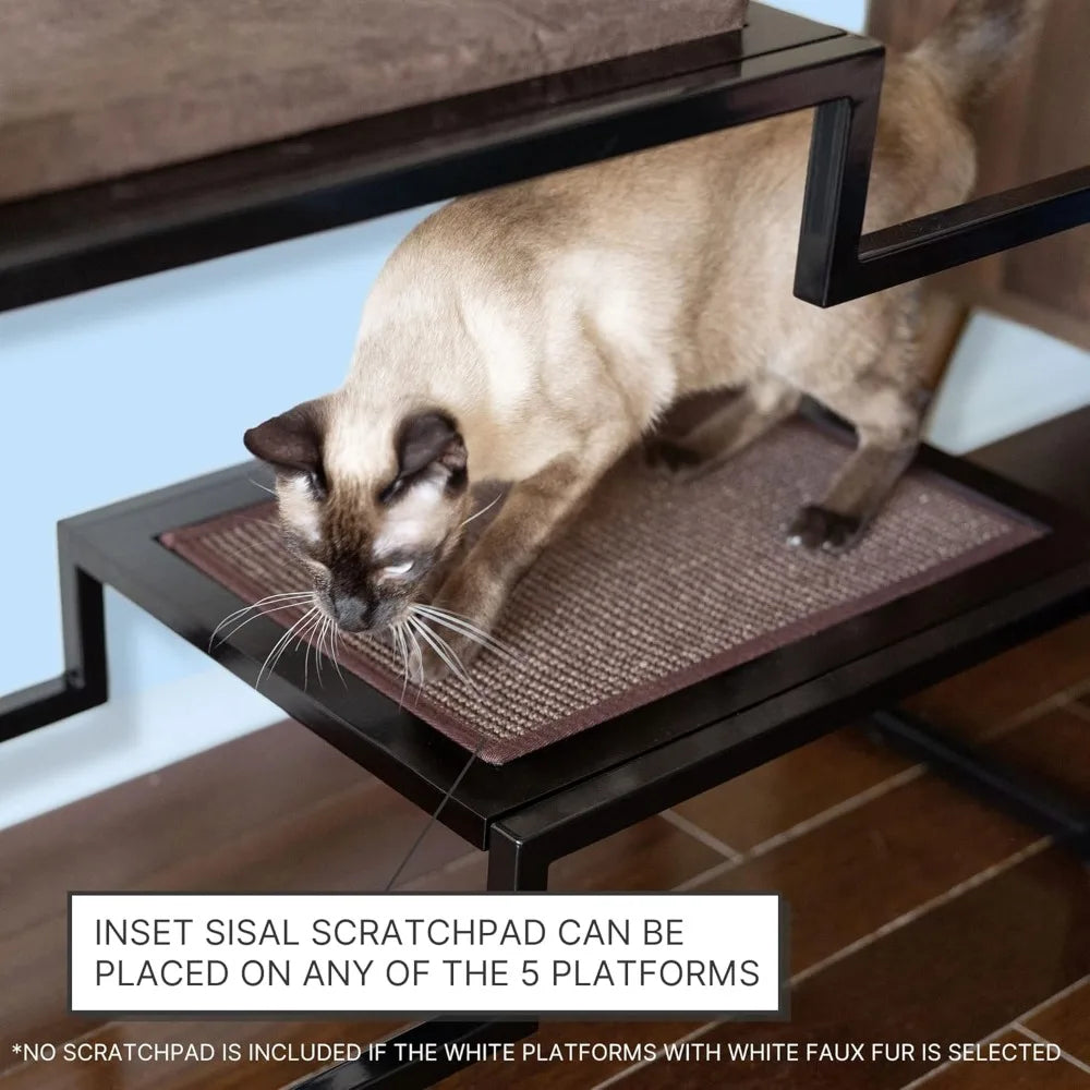 The Refined Feline Metropolitan Cat Condo Multi-Level Tower